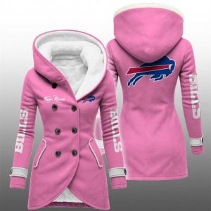 2025 Bills Long Hooded Fleece Jacket 1