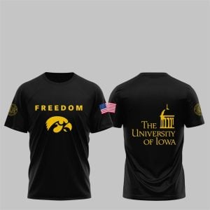 1 2025 Freedom The University Of Iowa Shirt