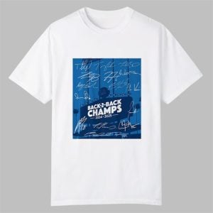 Dodgers Back 2 Back Champs 2024 2025 Shirt 0 0