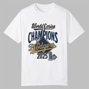 LA Dodgers 2025 World Series Champions Locker Room Shirt 0 0