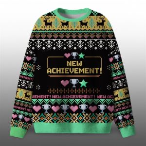 2025 New Achievement Ugly Christmas Sweater 1 1