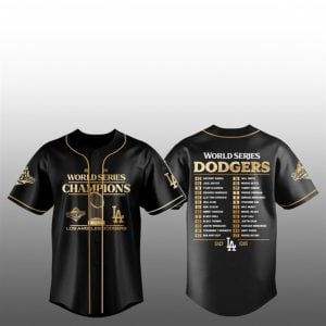 Dodgers World Series 2025 Back In Black Jersey 1 1