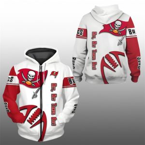 2025 Buccaneers Hey Hey Tampa Bay Zip Hoodie 1