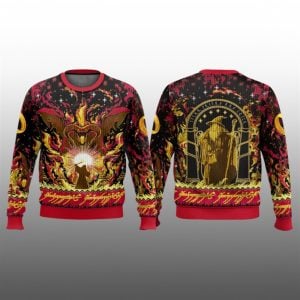 2025 Christmas Lord Of The Ring Balrog Ugly Sweater 1 1