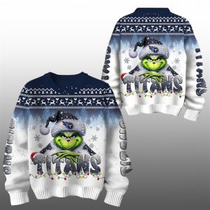 2025 Titans Grnch Season Christmas Ugly Sweater 1 1