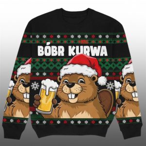 2025 Christmas Bobr Kubwa Ugly Sweater 1 1