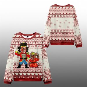 2025 Christmas Knight And His King Ugly Sweater 1 1