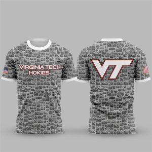 1 2025 Virginia Tech Hokies Stone Wall Shirt