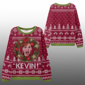 2025 Christmas Mom Scream Home Alone Ugly Sweater 1 1