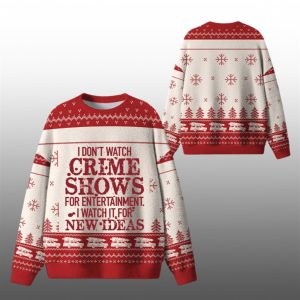 I Dont Watch Crime Shows Ugly Sweater 2025 Christmas 1 1