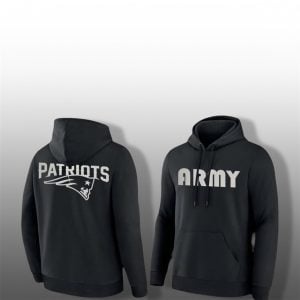 0 2025 New England Patriots Army Hoodie 1