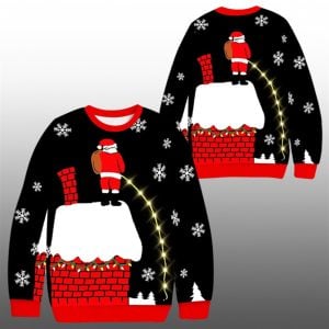 2025 Christmas Funny Santa Ugly Sweater 1 1