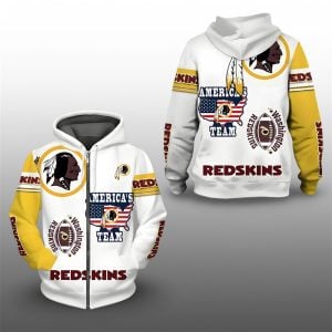 2025 Redskins Americas Team Zip Hoodie 1