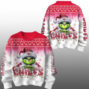 2025 Chiefs Grnch Season Christmas Ugly Sweater 1 1