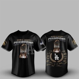 4 2025 Los Angeles Dodgers World Series Champions Jersey