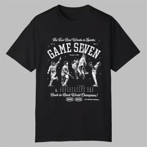 Doodgers The Two Best World In Sports Game Seven Shirt 0 0