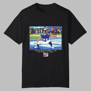 Giants John Michael Schmitz Cam Skattebo 44 Shirt 0 0