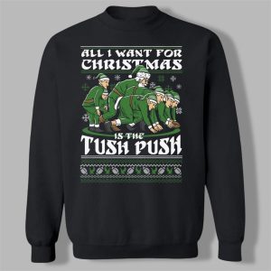 2025 Christmas Is The Tush Push Ugly Sweater (1)