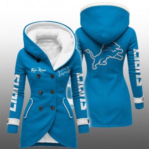 2025 Lions Long Hooded Fleece Jacket 1
