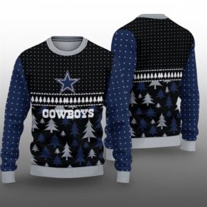 2025 Cowboys Ugly Christmas Sweater 1 1