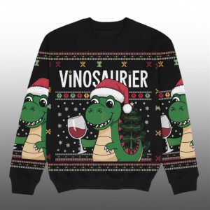2025 Christmas Vinosaurier Ugly Sweater 1 1