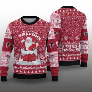 2025 Falcons Ugly Christmas Sweater 1 1