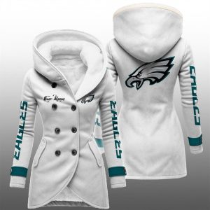 2025 Eagles Long Hooded Fleece Jacket 1
