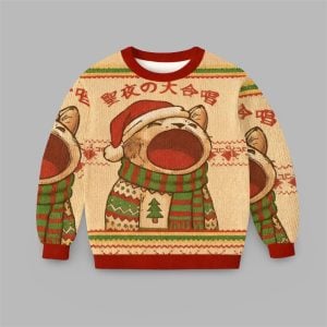 2025 Christmas Cat Cantata Christmas Ugly Sweater 1