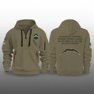 2025 Chargers Salute To Service Zip Hoodie 1 1