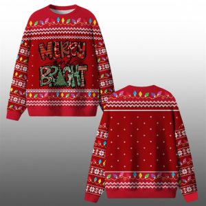 Merry And Bright Ugly Sweater 2025 Christmas 1 1