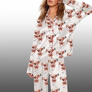 2025 Christmas Santa Martini Coquette Pajama Set 0