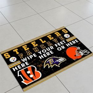 2025 Steelers Fan Cave House Doormat 2