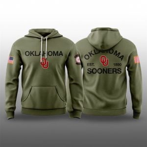 Oklahoma Sooners Military EST 1890 Hoodie 1