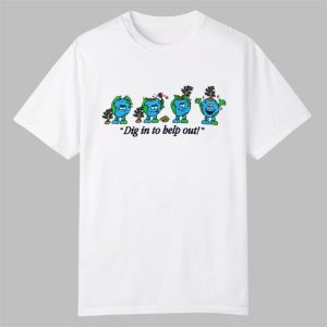 0 George Pickens Dig In To Belp Out Shirt 1