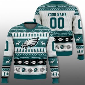 Eagles Football 2025 Ugly Christmas Sweater 1 1