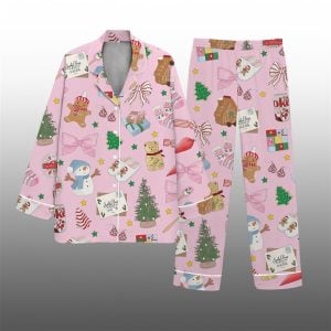 2025 Christmas Cookies and Gift Pajama Set 1