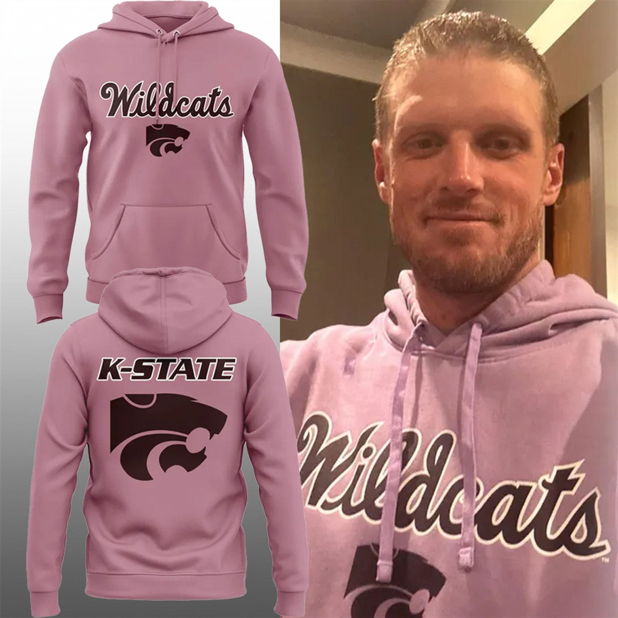 2025 Coach Collin Klein Wildcats K-State Football Hoodie 2025 Coach Collin Klein Wildcats K-State Football Hoodie