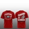 0 Georgia Bulldogs 2026 Sugar Bowl Champions Shirt