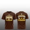 0 Western Michigan Broncos 2025 Mid American Conference Football Champions Shirt