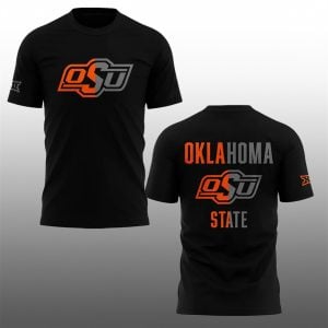 1 2025 OSU Cowboy Football Back In Black Shirt