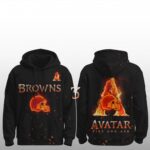 2026 Browns Avatar 3 Fire and Ash Hoodie