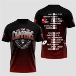 Indiana Hoosiers 2025 Big Football Champions Shirt