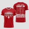 1 Indiana Hoosiers Big Ten Conference Champions 2025 Shirt