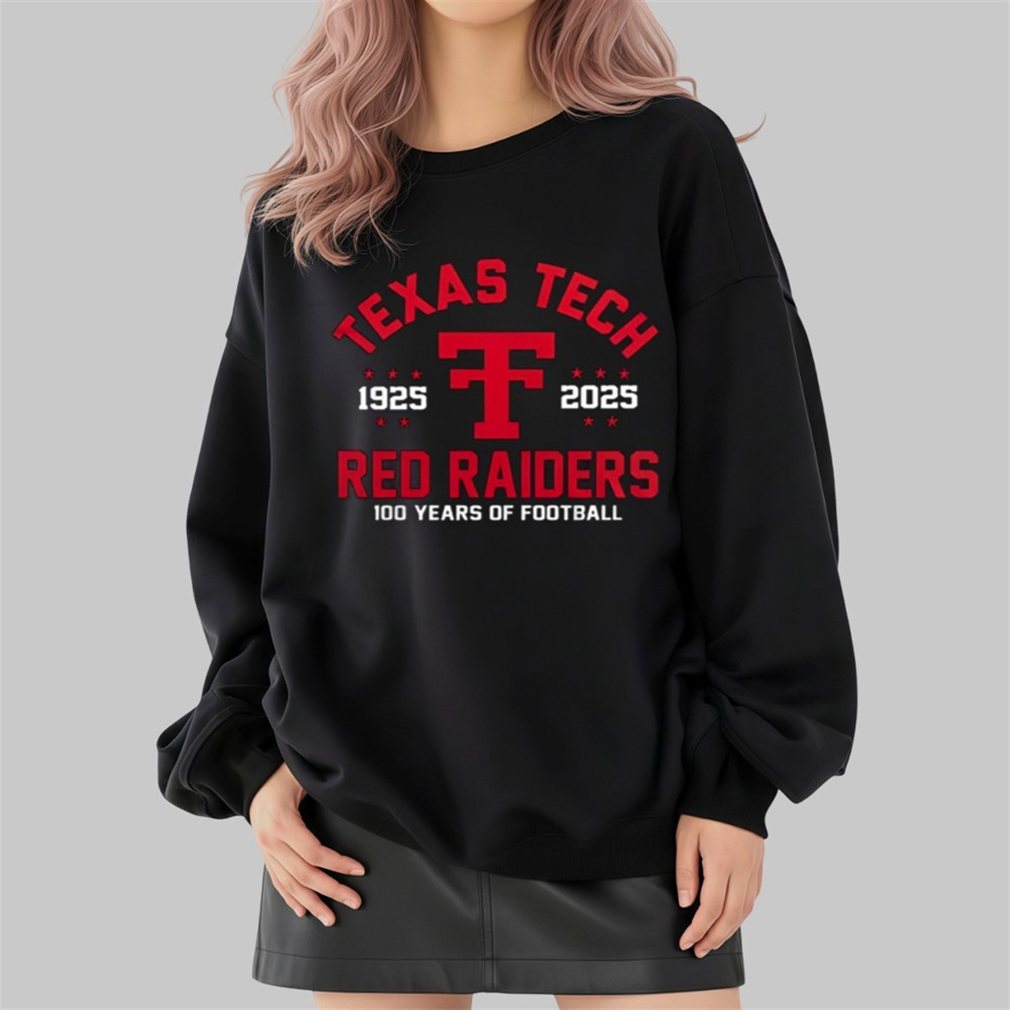 Jacob Rodriguez Red Raiders 100 Years Of Football 1925 2025 Hoodie 5 1 Jacob Rodriguez Red Raiders 100 Years Of Football 1925 2025 Sweatshirt