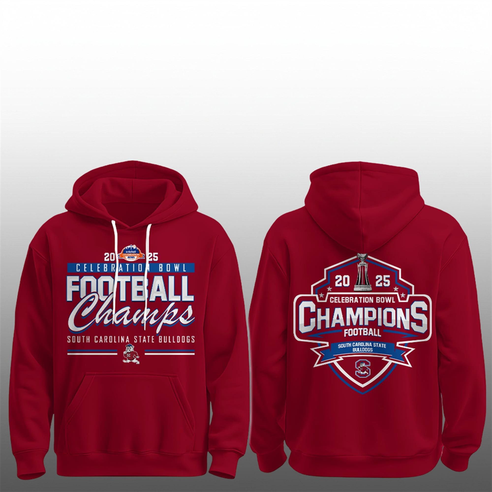 South Carolina State Bulldogs 2025 Celebration Bowl Champions Football Shirt 1 1 South Carolina State Bulldogs 2025 Celebration Bowl Champions Football Hoodie