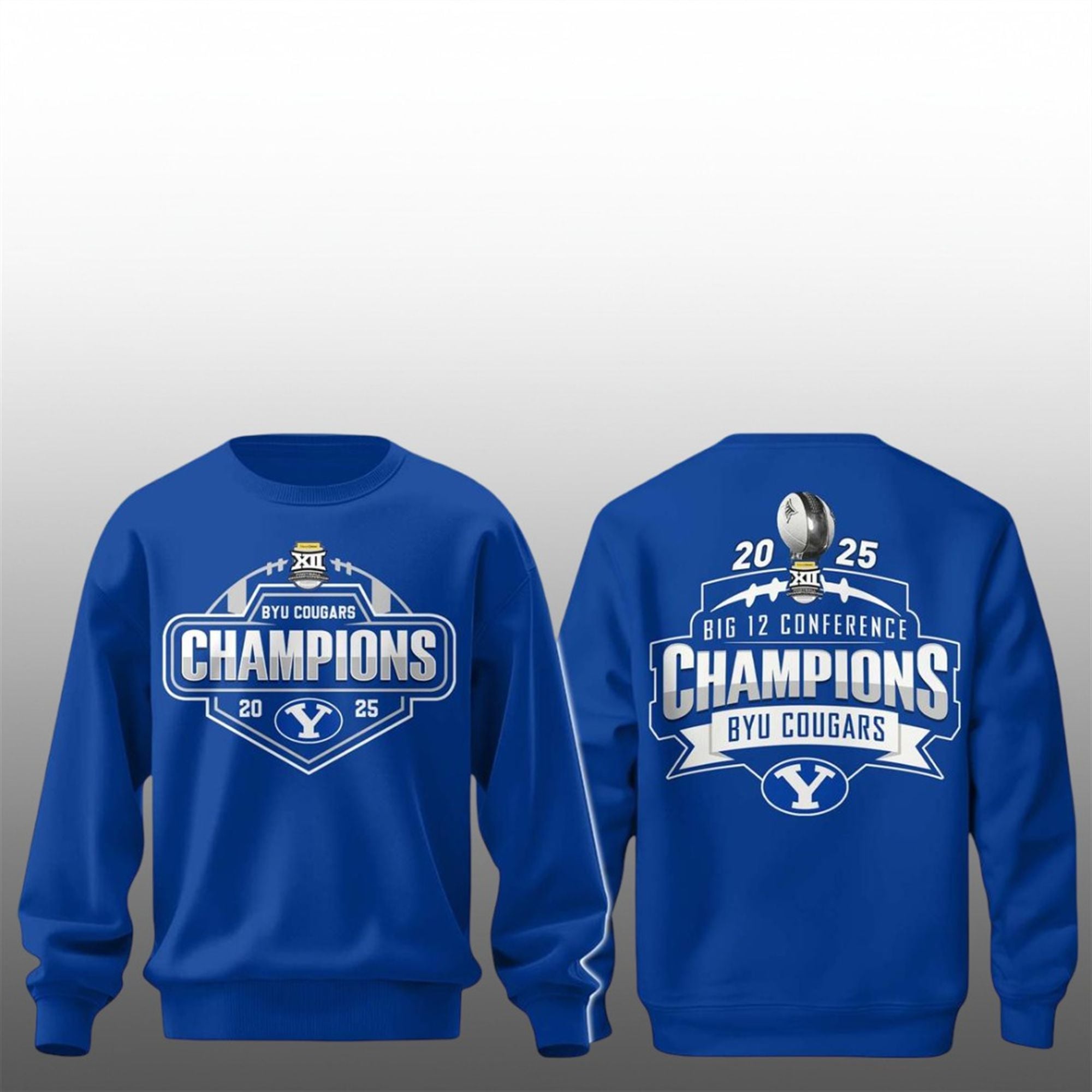 BYU Cougars Champions Big 12 Conference 2025 Shirt 2 18 BYU Cougars Champions Big 12 Conference 2025 Sweatshirt