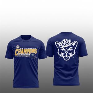 25 BYU Cougars Big 12 Championship 2025 Champions Celebrating Shirt