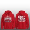 Georgia Bulldogs 2025 SEC Back To Back Celebration Shirt 4 2 Georgia Bulldogs 2025 SEC Back To Back Celebration Hoodie