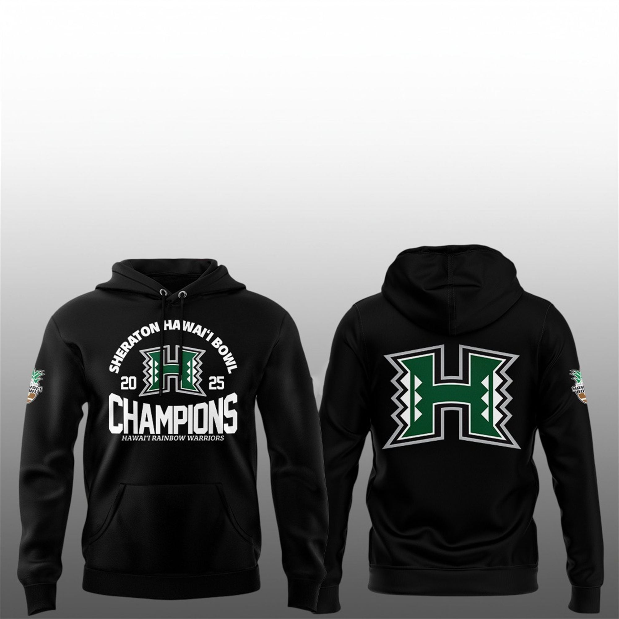 Hawaii Rainbow Warriors Sheraton Hawai'i Bowl Champions 2025 Shirt 4 2 Hawaii Rainbow Warriors Sheraton Hawaii Bowl Champions 2025 Hoodie 2