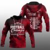 2025 Indiana Hoosiers Big Ten Conference Football Champs Shirt 3 2 Hoosiers Football 2025 Championship Game Big Ten Hoodie